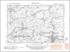 Narberth, Llawhaden, Robeston Wathen, old map Pembroke 1948: 29NW Wales