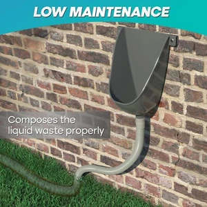 Waterless Outside Toilet Urinal With Hose Urine Diverter Urinal For Men Bathroom - Picture 1 of 5