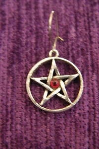 ALCHEMY GOTHIC EARRINGS PENTASTRASSE - Picture 1 of 1