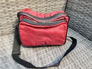 Retro Padded Camera Carry Case Shoulder Bag Red - Picture 1 of 9