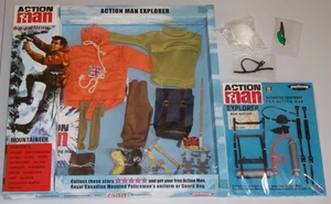 vintage action man 40th anniversary mountaineer card boxed oxygen tanks - Picture 1 of 4