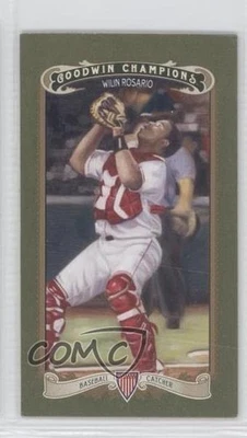 2012 Upper Deck Goodwin Champions Minis Green Blank Back Wilin Rosario Rookie RC - Image 1 of 2