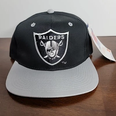 Винтажная бейсболка 90-х Oakland Raiders Sports Specialties с логотипом 1990-е с серыми полями - Изображение 1 из 4