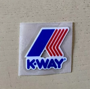 Toppa Kway Patch K-WAY Replica Termoadesiva   impermeabile Piumino - Imagen 1 de 3