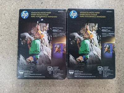 2 Hewlett Packard Q6638A 4 x 6 inch Glossy Printer Paper - 100 Sheets Each - Image 1 of 4