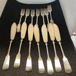 Robbe & Berking Fischbesteck „Spaten“ – 12-teilig, 150 versilbert - Bild 1 von 8