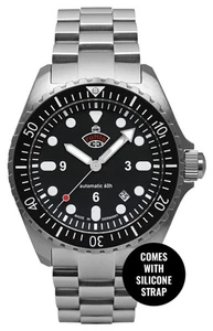 RUHLA NVA Kommando Minentaucher Automatic (43mm) Black Dial / Stainless - Picture 1 of 4