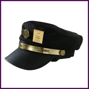 Mütze Kappe Anime JoJos bizarr Kujo Jotaro Cosplay Unisex Erwachsene Metallabzeichen Requisite - Bild 1 von 24