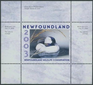 2003 CANADA-NEWFOUNDLAND & LABRADOR. CONSERVATION, BUFFLEHEAD, VD.#NLW10 - Picture 1 of 3