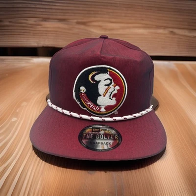 Бейсболка Florida State Seminoles Hat New Era 9FIVE «Team Roper» полиэтиленовая кепка H09 - Изображение 1 из 4