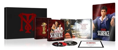 SCARFACE (ULTIMATE COLLECTOR'S ED. STEELBOOK 4K HD +POSTER+ CERTIF ICATE) NEW - Image 1 of 4