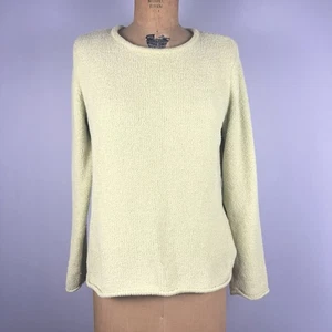 Suéter informal Corner Annex para mujer suéter verde texturizado manga larga talla S” - Imagen 1 de 7