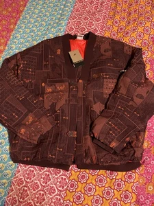 Nike Naomi Osaka Jacquard Jacke Burgundy Crush Crimson Red Damen Größe L Neu - Bild 1 von 6