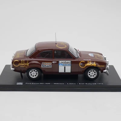 IXO 1:24 1974 Ford Escort RS 1600 WRC Rally Car Model - Image 1 of 4