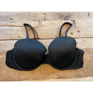 Victoria's Secret PINK Smooth Black 32D Wear Everywhere Lined T-Shirt Bra - Picture 1 of 2