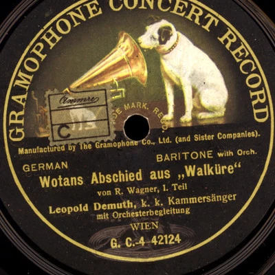 LEOPOLD DEMUTH -Baritone- Wotans Abschied aus "Walküre"  1&2   Schellack   S5436 - Bild 1 von 2