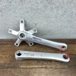 Vintage Shimano Deore XT FC-M730 Crank Set 175 mm Pantograph Cranks 1990s OG A4 - Picture 1 of 10