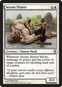 SERENE MASTER NM Commander 2013 MTG Blanco - Humano Raro - Imagen 1 de 1