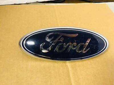 Ford Expedition 2003 2004 2005 2006 fabricante de equipos originales azul ovalado maletero trasero emblema arañazos Foto 1 de 4