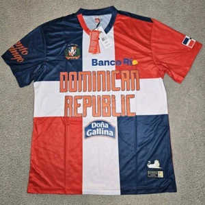 Dominican Republic National Team Headgear 1990 World Cup Soccer Jersey XXL NEW - Picture 1 of 4
