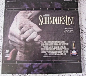 MCA Scheindlers List 2 Disc Black & White Letterbox Extended Play LaserDisc - Picture 1 of 11
