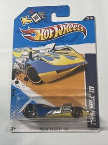 Hot Wheels HEAT FLOET '12 ~ DOBLE MOLINO 111 (Azul/Amarillo) (152/247) ¡Nuevo! - Imagen 1 de 2