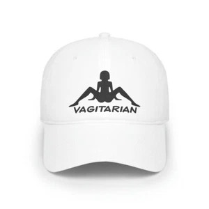 Vagitarian Vegetarian Kappa Parody Adult Unisex Low Profile Baseball Cap - Picture 1 of 24