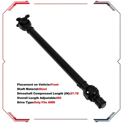 Hélice del eje de transmisión delantero para BMW X5 E70 2007-2010 4,8 L X6 E71 2008-2009 4,4 L Foto 1 de 4