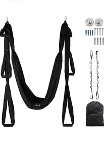 UpCircleSeven Aerial Yoga Swing Set - Ceiling Mount Accessories Set Yoga Sling - Picture 1 of 6