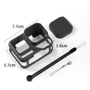 Silicone Case For insta360 Ace Pro 2 Protective Shell w Lens Cap Housing Case - Picture 1 of 7
