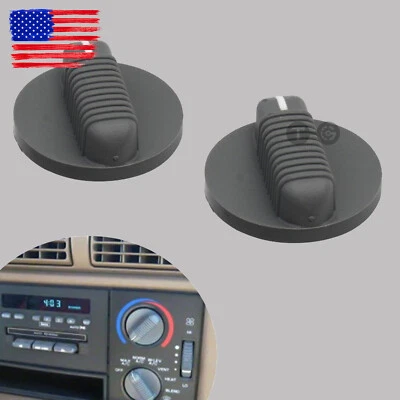 2PCS Climate Control Knob Fits 1995 - 1997 GMC Jimmy GMC Jimmy Sonoma Truck - Image 1 of 4