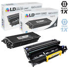 Ld Compatible Toner And Drum Unit For Brother Set Of 2: 1 Tn560 Black & 1 Dr500