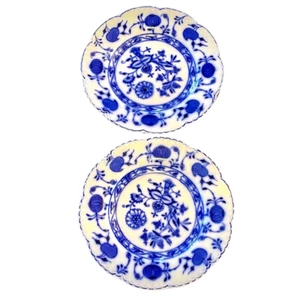 Johnson Bros. Holland Flow Blau Antik 8 Zoll Dessertteller 2er Set Zwiebelmuster - Bild 1 von 9