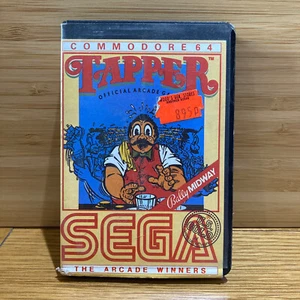 Vintage Commodore 64 Arcade Game Tapper Sega US Gold Midway Retro Rare CBM64 - Picture 1 of 12