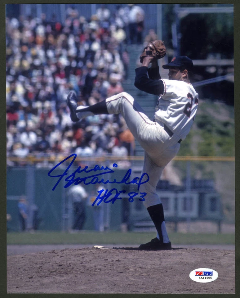Juan Marichal SIGNED 8x10 Photo + HOF 83 INSC SF Giants ITP PSA/DNA AUTOGRAPHED  - Image 1 of 1