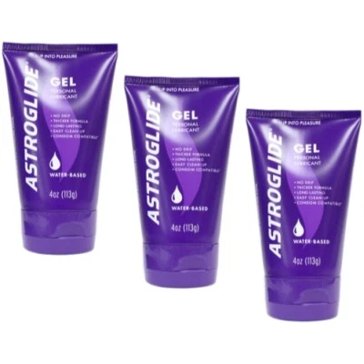 Paquete de 3 - Gel lubricante personal Astroglide, 4 oz cada uno Foto 1 de 4