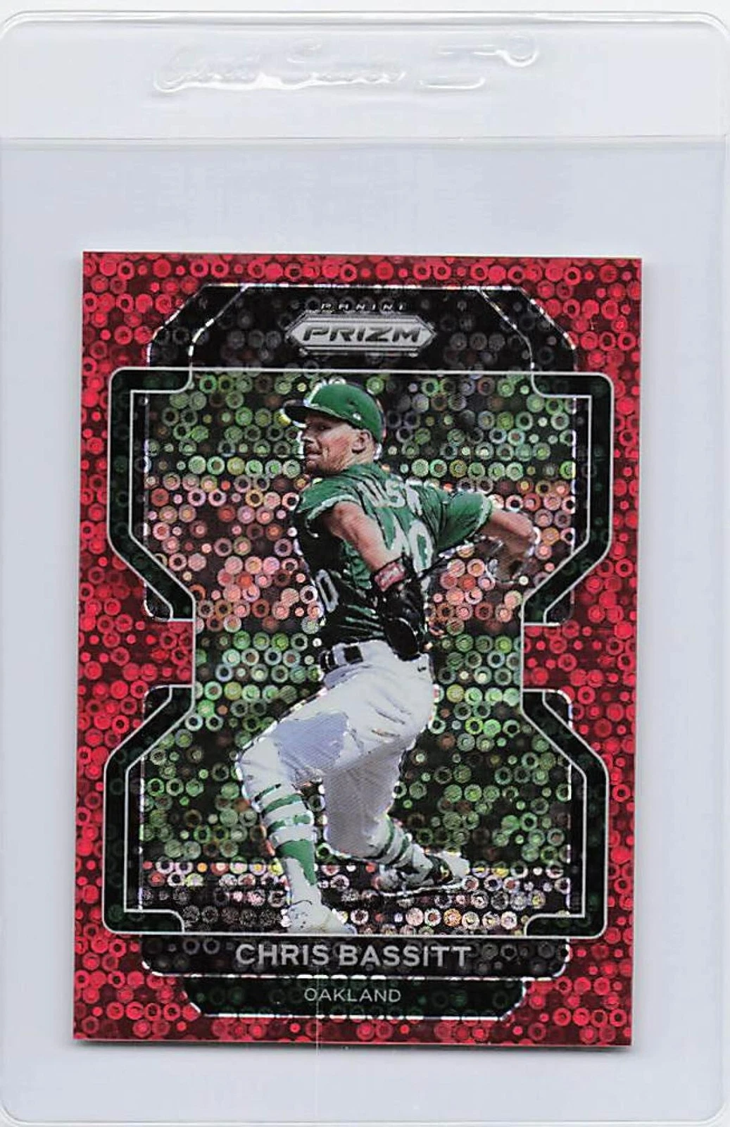 2022 PANINI PRIZM TIER II RED DONUT CIRCLES PRIZM #125 CHRIS BASSITT 31/99