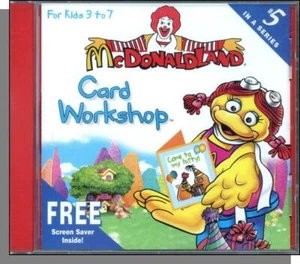 McDonalds McDonaldland Card Workshop - Neuf 1997 CD-ROM enfants pour Windows 95 ! - Photo 1/2