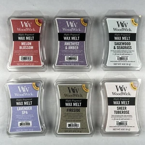Lot of 6 assorted Woodwick Wax Melts - Picture 1 of 7