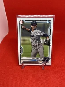 2021 Bowman Baseball Paper 1st Bowman Card #BP-110 Jose Salas Marlins Pre Rookie - Bild 1 von 1