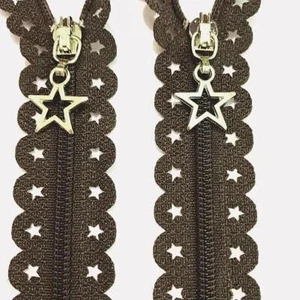 3# Star Lace Zippers- 12inch 16inch Long Colorful Zipper Sewing Tailoring Supply - Picture 1 of 45