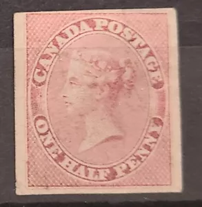 UN #8 1/2p Victoria Pence Issue, Great Margins MHR & Some OG, Creased Corner. - Picture 1 of 2