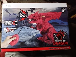 PROPELLA RC WALKING DRAGON WIRELESS MIT SOUNDS - ROT. NEU - Bild 1 von 1