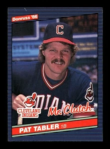 Donruss #129 Pat Tabler Cleveland Indians 1986 - Imagen 1 de 2