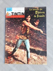 HEBDO TINTIN 1ere SÉRIE N°843 COUVERTURE THIERRY LA FRONDE ÉTAT CORRECT - Imagen 1 de 2