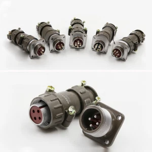 P20K Wasserdicht Stecker Buchse Luftfahrt Kreisförmig Verbinder 2-7 Pin - Picture 1 of 12