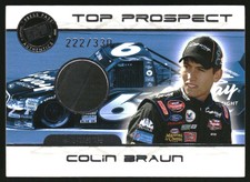 2008 Press Pass Top Prospects Tires #CBT Colin Braun /330 - NM-MT