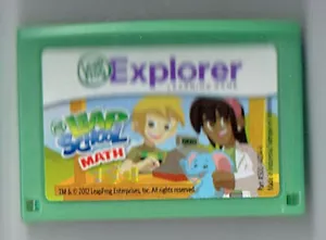 leapFrog Explorer Game Cart Leap School Math rare HTF - Picture 1 of 1