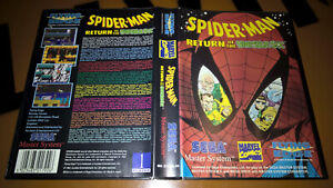 ## ÉTAT NEUF : SEGA Master System - Spider-Man: Return of the Sinister Six ##