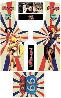 Stickers Pinup  borne d'arcade - Photo 1/2